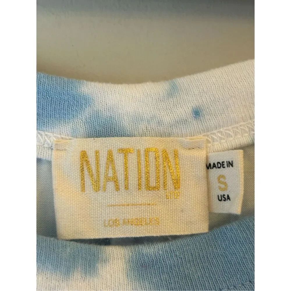 Nation Ltd Zora Scoop Tank Blue Sky Size S - Picture 5 of 8